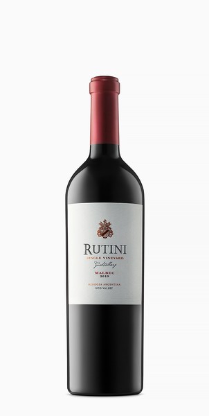 Botella de Rutini Single Vineyard Malbec Gualtallary 2017