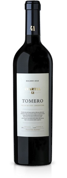 Botella de Tomero Cuartel 41 Malbec 2016