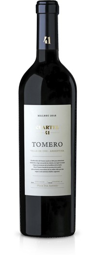 Botella de Tomero Cuartel 41 Malbec 2019