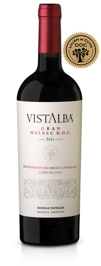 Botella de Vistalba Gran Malbec 2019